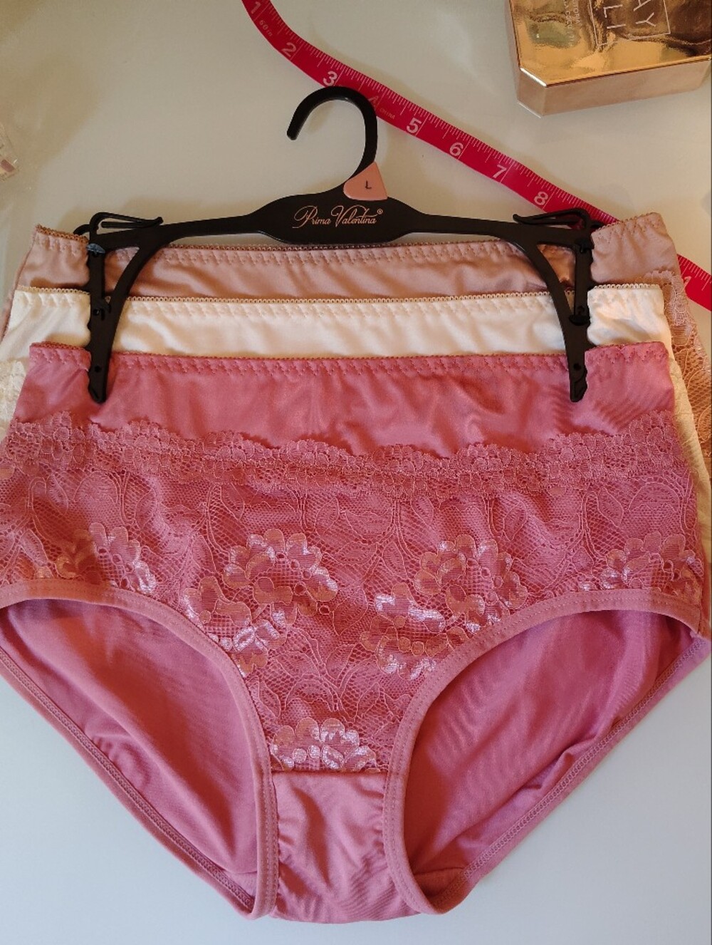 Prima Valentina Lace Front High-Waist Briefs - (3-Pack)